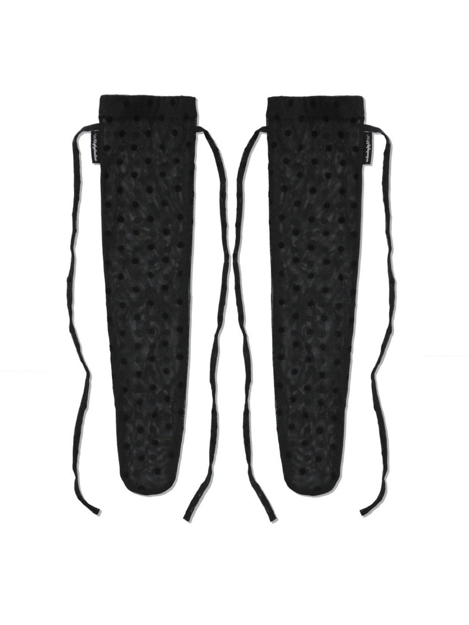 【Uglyshadow】MESH DOTTED SOCKS / 【アグリーシャドウ】メッシュドットシアーリボンソックス