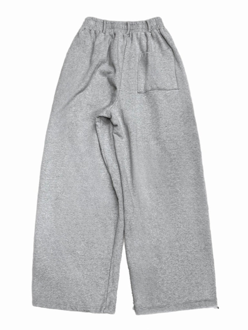 受注制【Chikashitsu +】full length crash sweat pants / 【チカシツプラス】フルレングスクラッシュスウェットパンツ (2color)