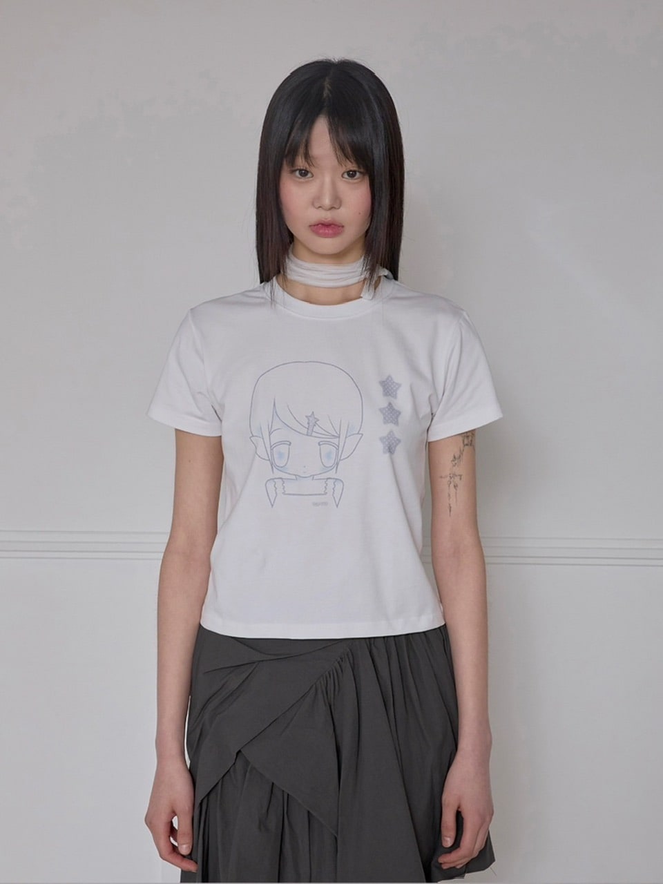 【FLAREUP】Dani T-Shirt (FL-176_ホワイト)