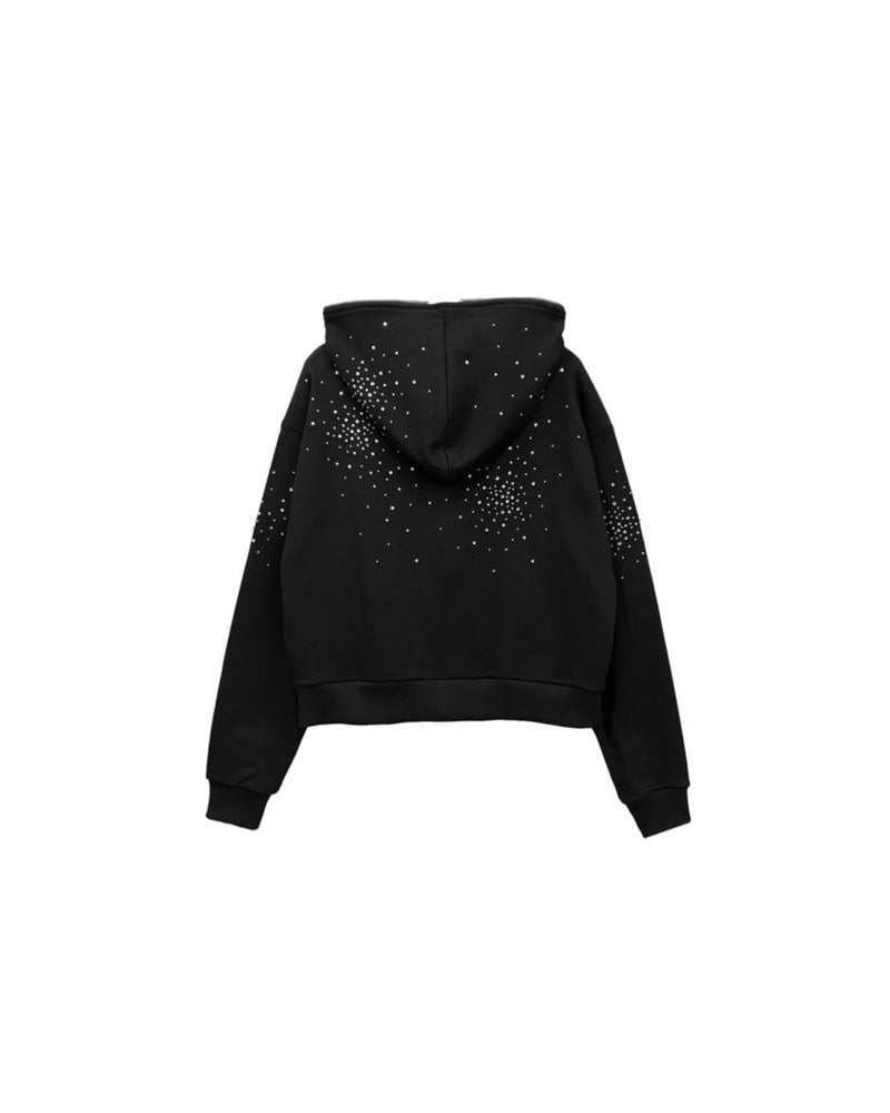 【IFEELLUCKY】Bling hood zip-up / 【アイフィールラッキー】ブリンフードジップアップパーカー