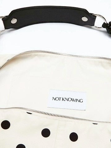 【NOT KNOWING】Braided Dot Shoulder Bag / 【ノットノーイング】ブレイデッドドットショルダーバッグ