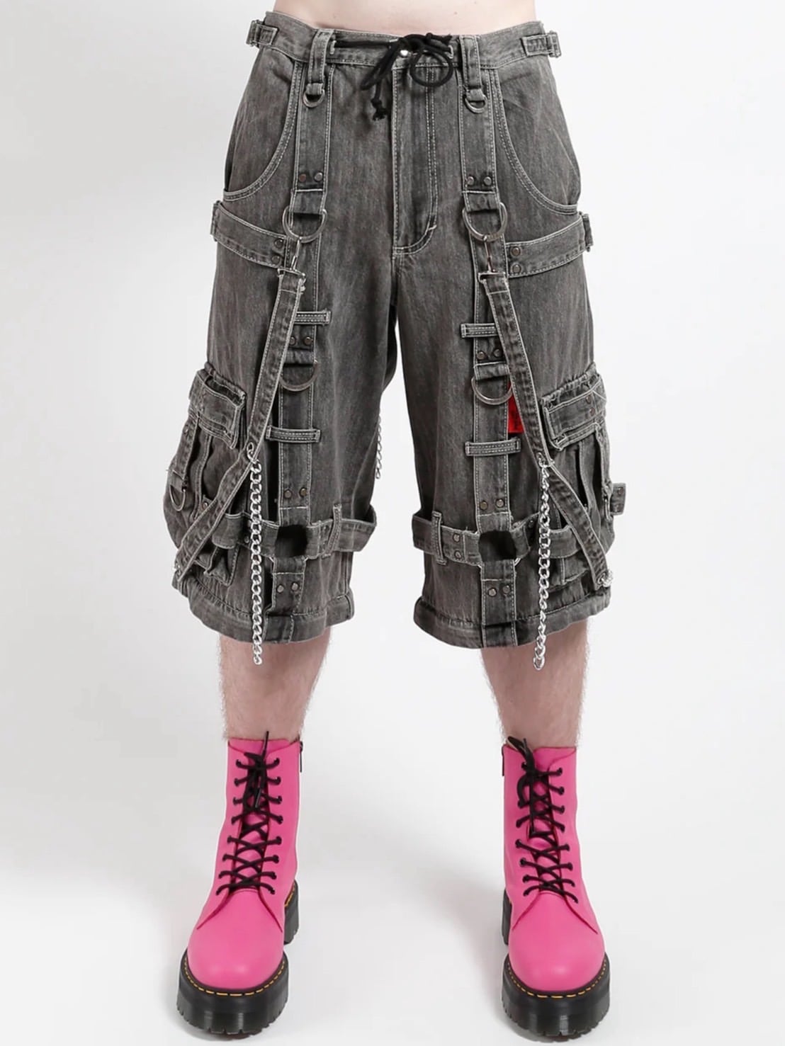 【TRIPP nyc】HARNESS DARKSTREET PANT[JM7142M] / 【トリップ エヌワイシー】ハーネスストラップボンテージポケットデニムワイドパンツ