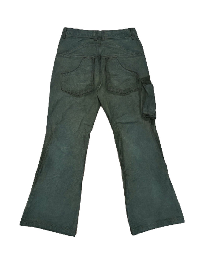 【BLR BLUER】Dyed One Pocket Flare Pants