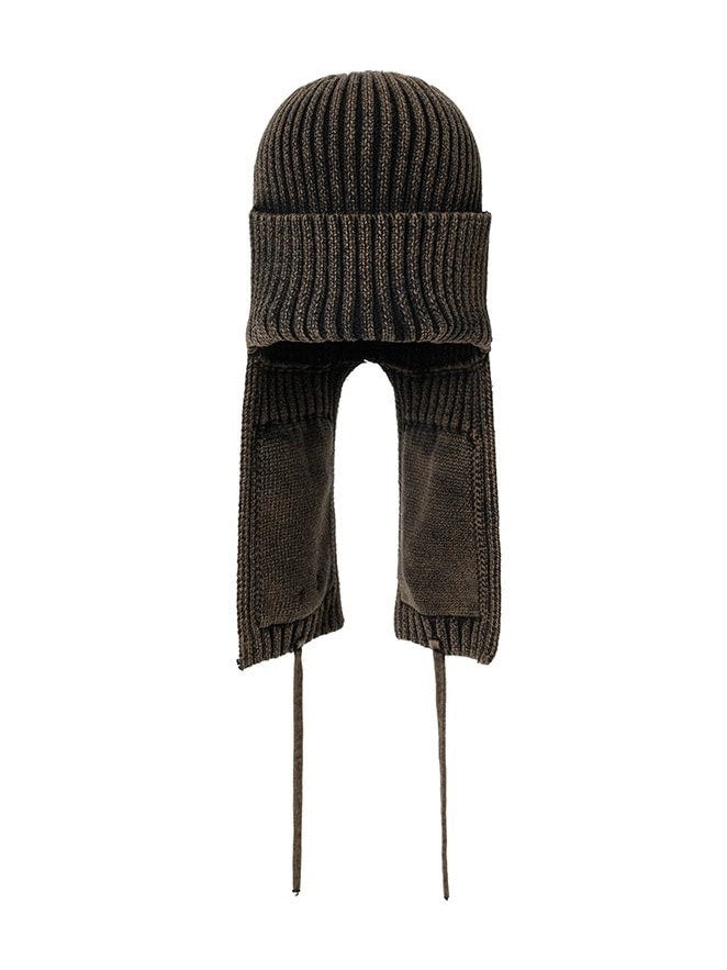 【AJOBYAJO】Washed Knit Trooper Hat / 【アジョバイアジョ】ウォッシュドニットトゥルーバーニット帽