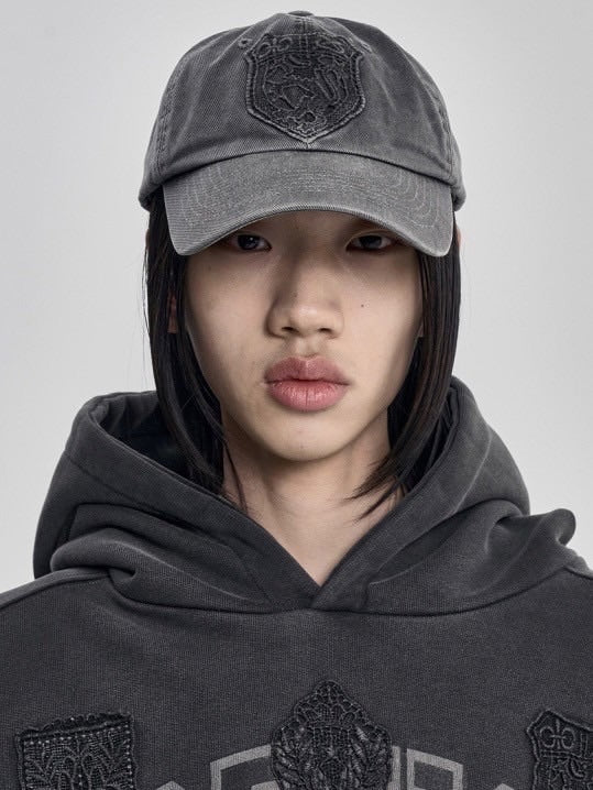 【AJOBYAJO】Wappen Washed Cap / 【アジョバイアジョ】ワッペンウォッシュドキャップ
