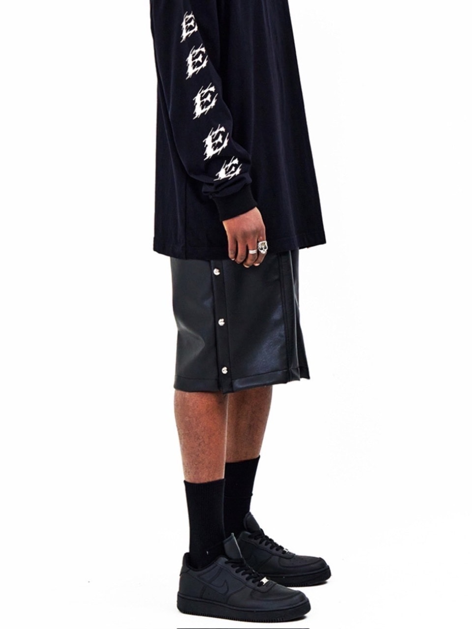 【E RIN AI E】NOUVEAU SNAP BERMUDA PANTS