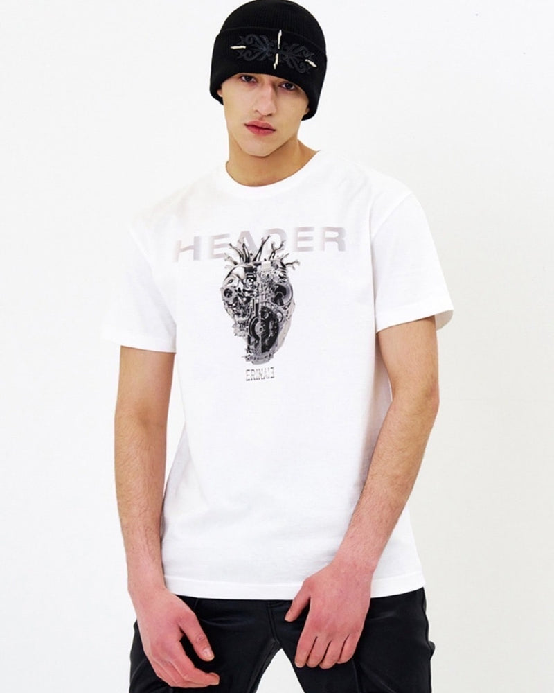 【E RIN AI E】MECHANICAL HEART SHORT SLEEVE TEE