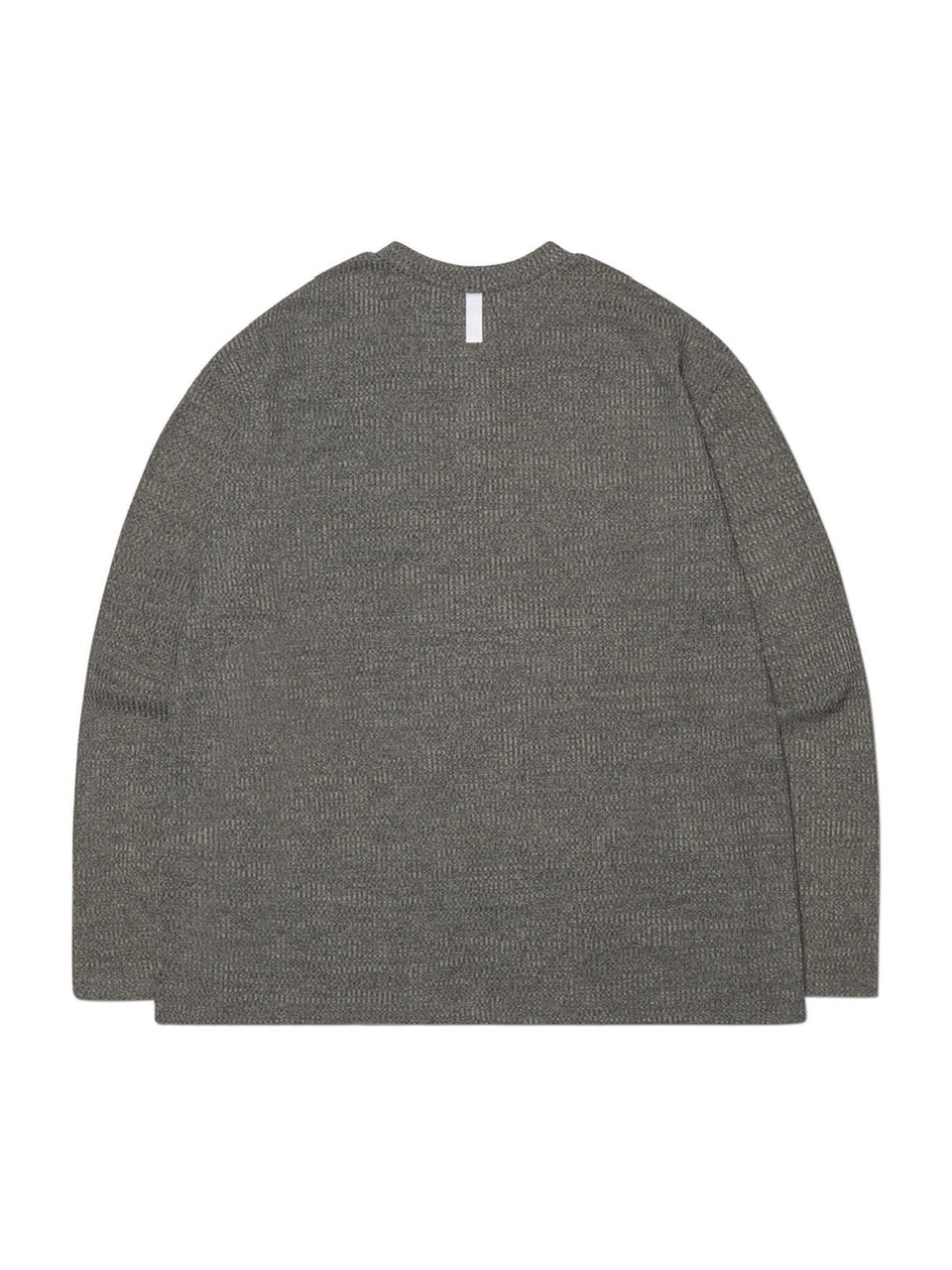 【NOMANUAL】HENLEY NECK KNIT LONG SLEEVE