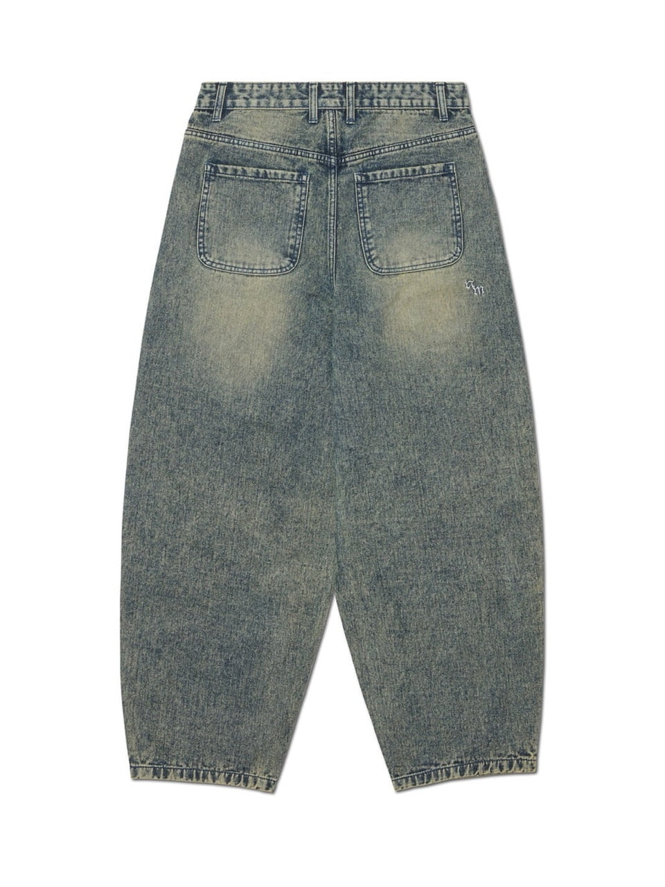 【NOMANUAL】WAVE CURVED DENIM PANTS