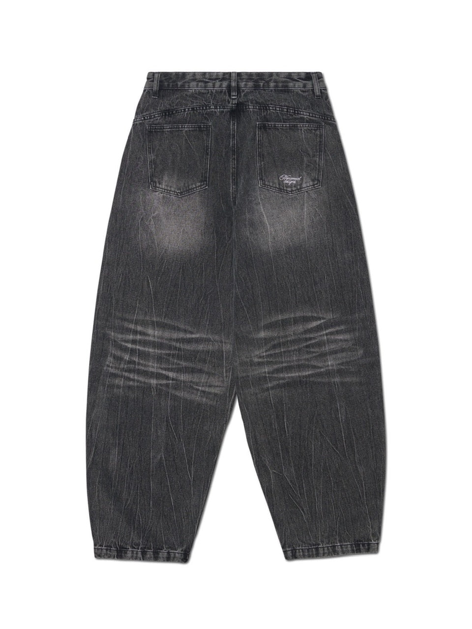 【NOMANUAL】 WASHED JUMBO DENIM PANTS