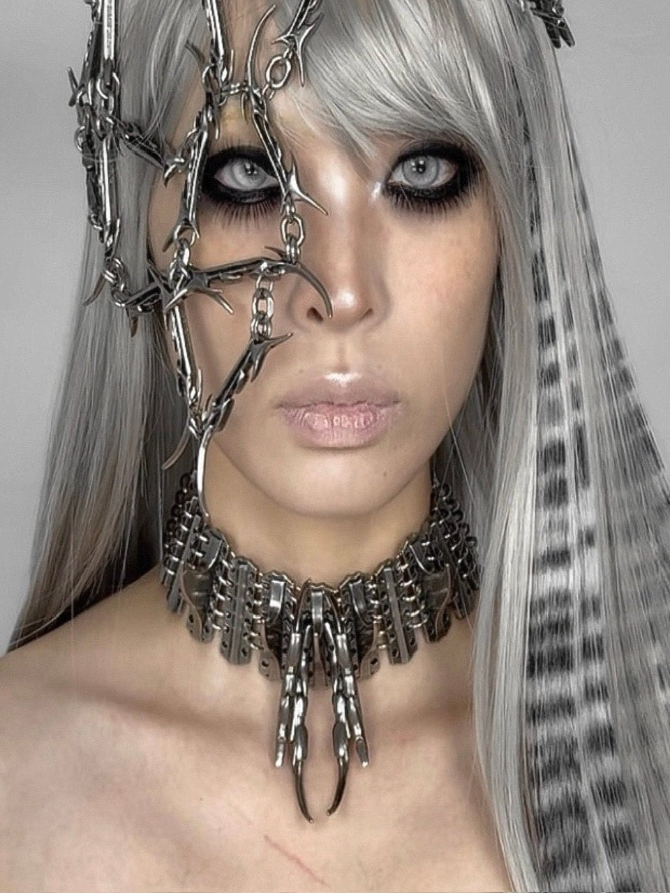 IIIMIII】Armor Choker Necklace – PRESSING WEB SHOP