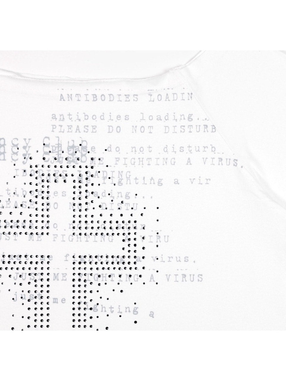 【FANCY CLUB】DIVINE CROSS ONE-SHOULDER TEE / 【ファンシークラブ】クロスワンショルダー半袖Tシャツ