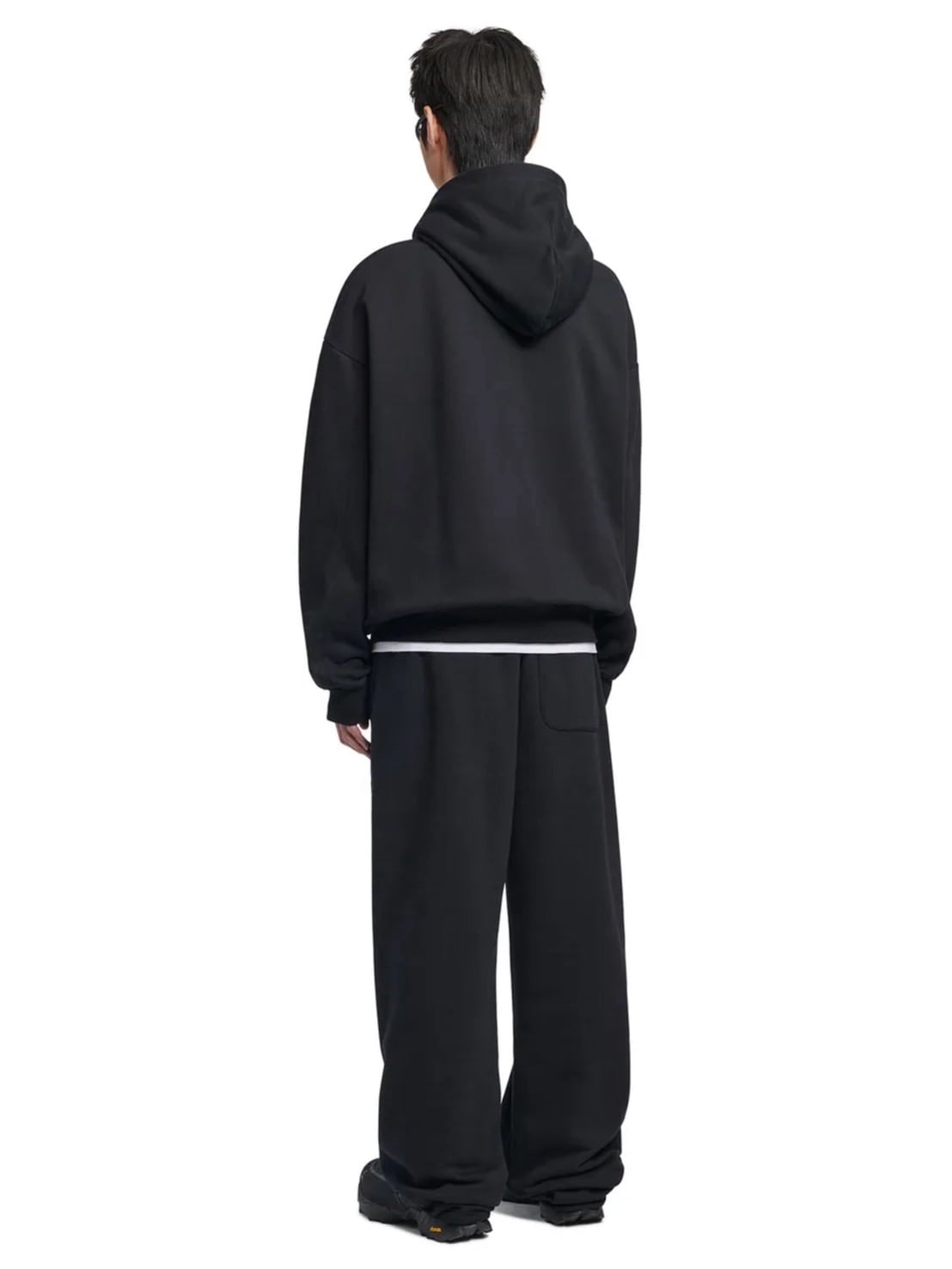 【NOMANUAL】OVERLAY LOGO SWEATPANTS
