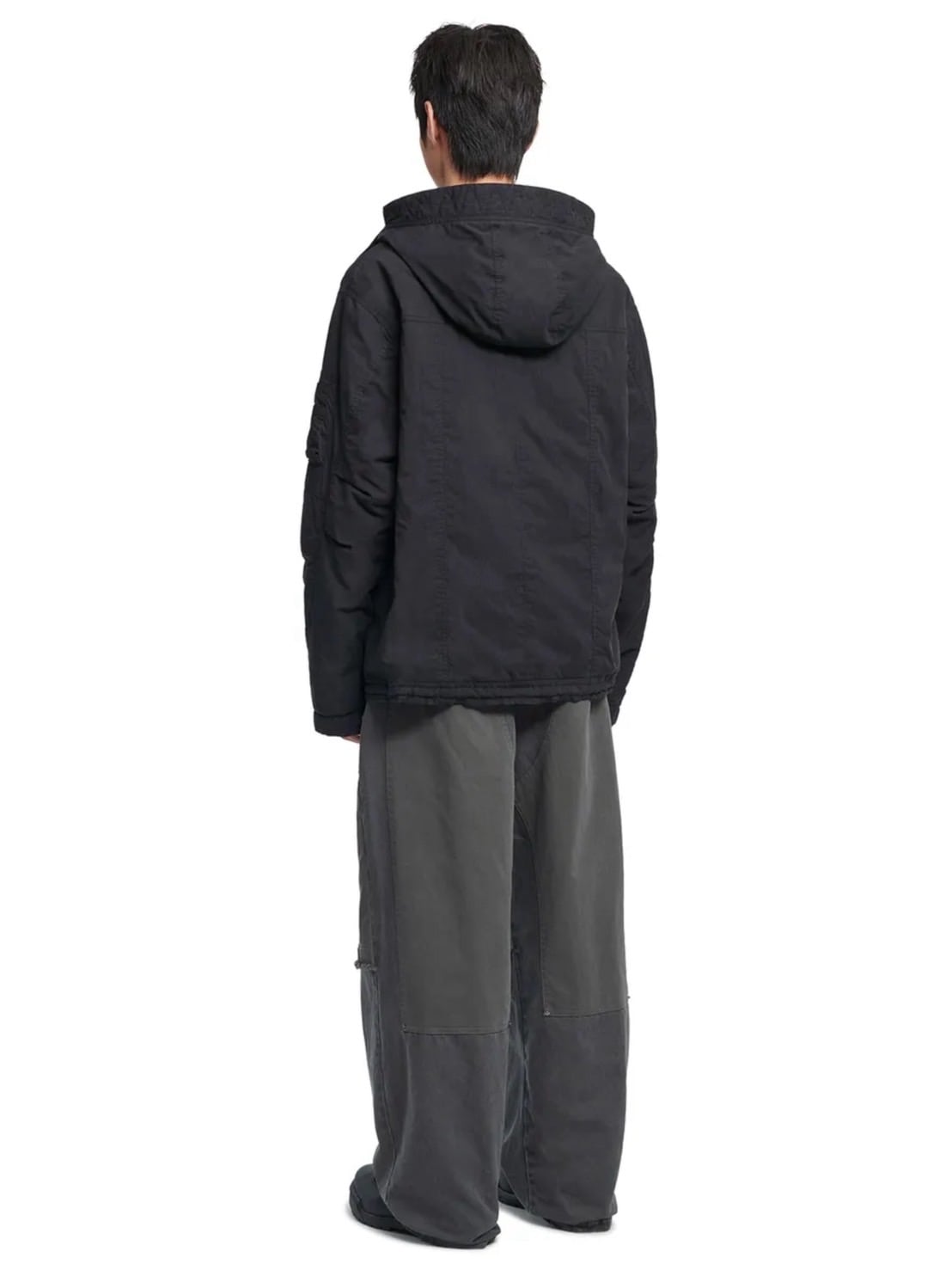 【NOMANUAL】HOODED FLIGHT JUMPER