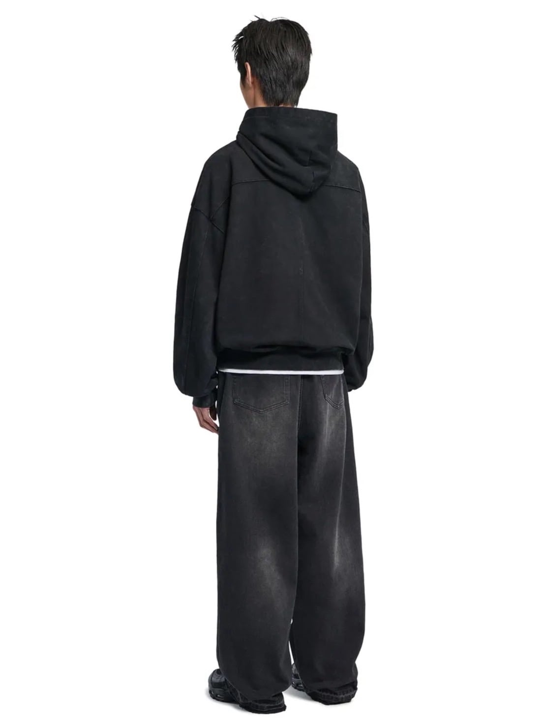 【NOMANUAL】LAYERED ARCH GRAPHIC HOODIE