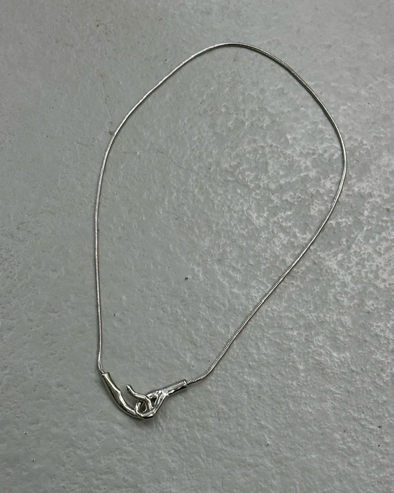 受注制【LUV CODE】snake chain necklace