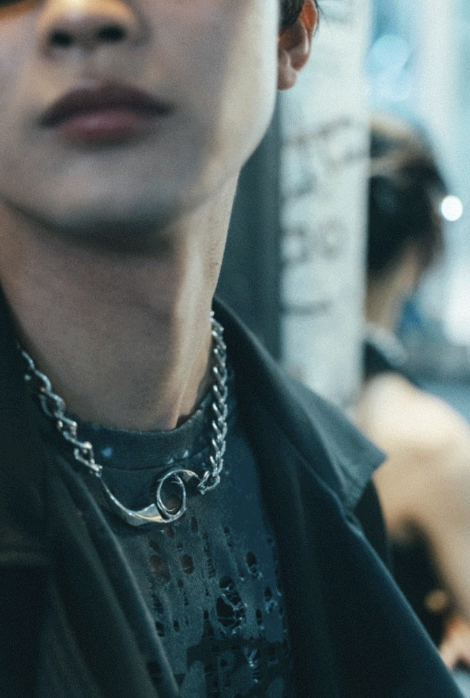 【PEG LEG】emblem chain necklace