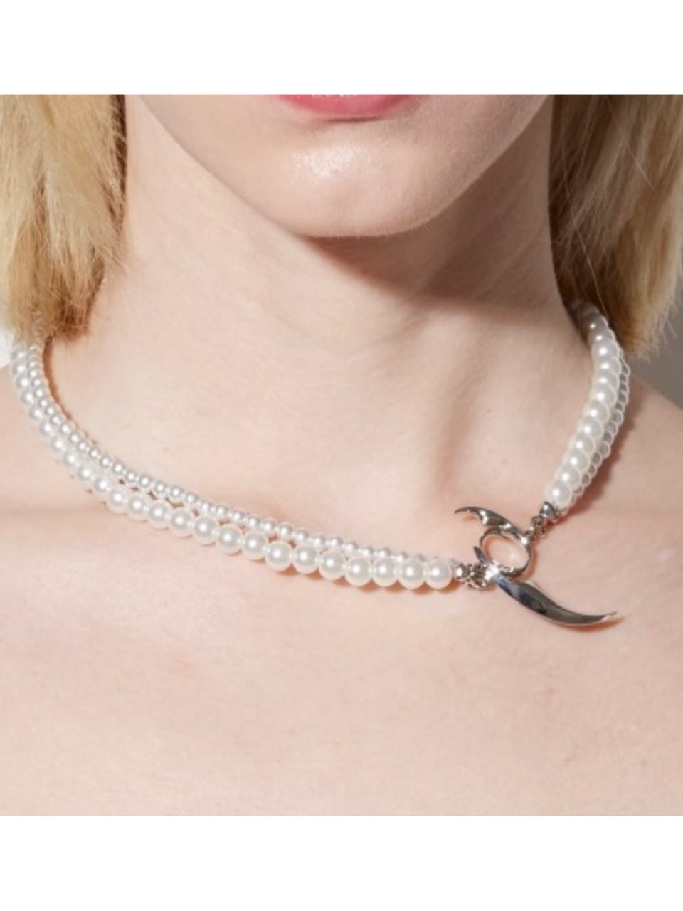 【PEG LEG】tribal pearl necklace