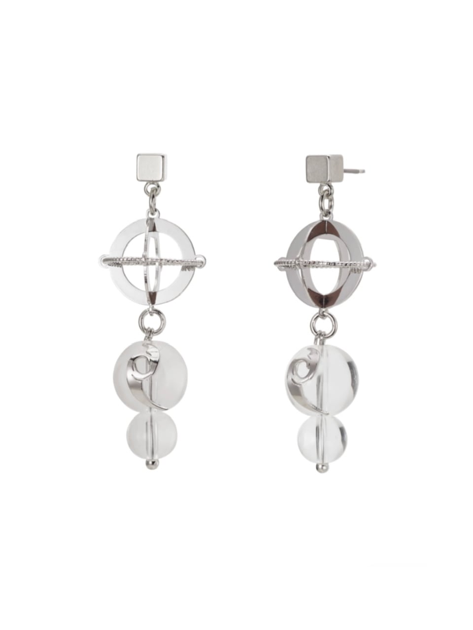 【PEG LEG】snowman planet earring