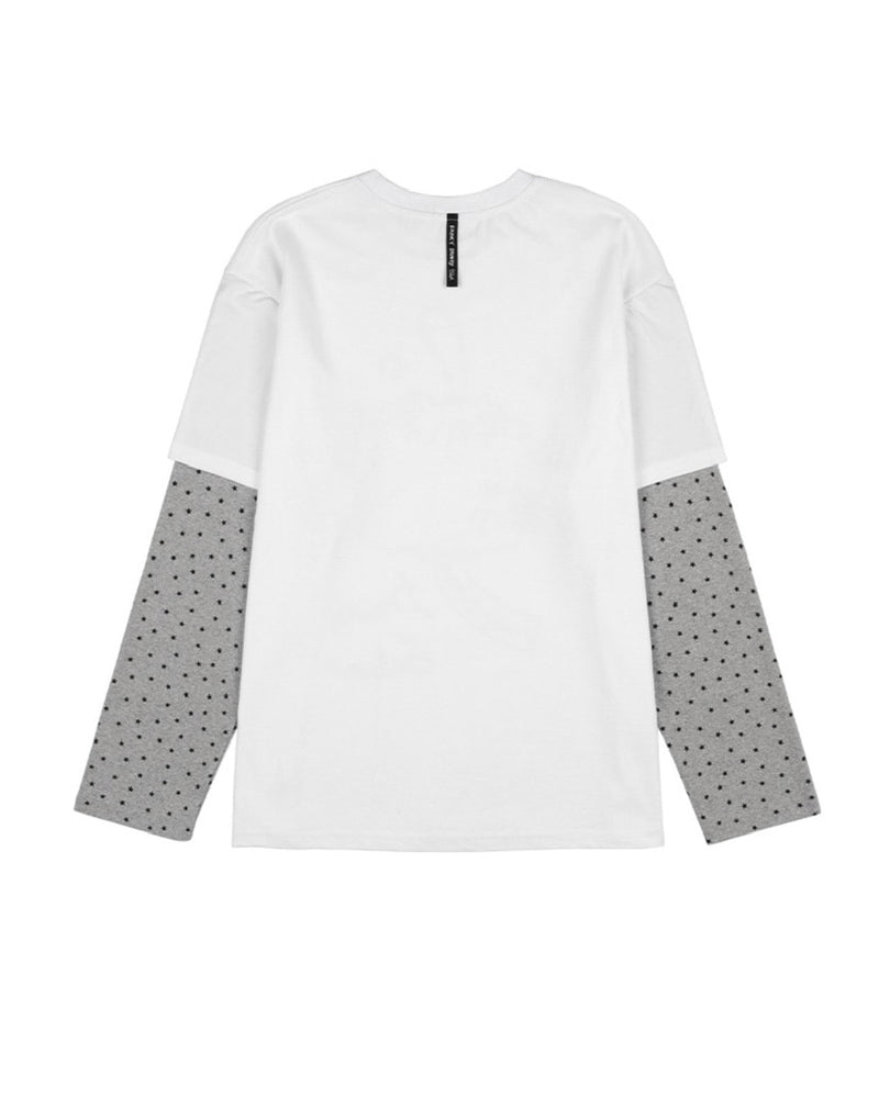【FANCY X DUSTY】DUSTY CLUB LAYERED LONG SLEEVE / 【ファンシー X ダスティ】ダスティークラブレイヤード長袖Ｔシャツ
