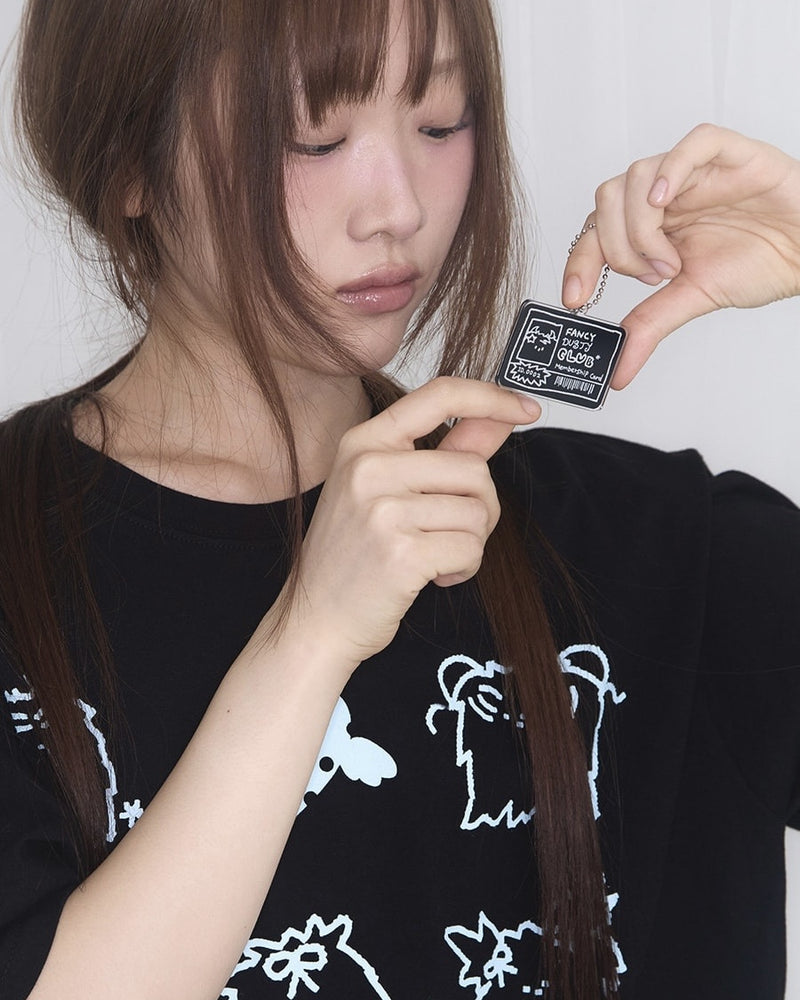 【FANCY X DUSTY】DUSTY CLUB MEMBERSHIP ACRYLIC KEYRING / 【ファンシー X ダスティ】ダスティークラブメンバーシップアクリルキーリング