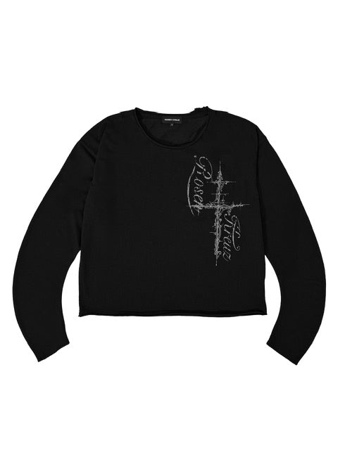 【Rosen Kreuz】CURVE-ARM CROSS LONG SLEEVE