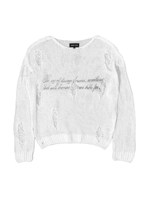 【Rosen Kreuz】LOOSE MESH KNIT