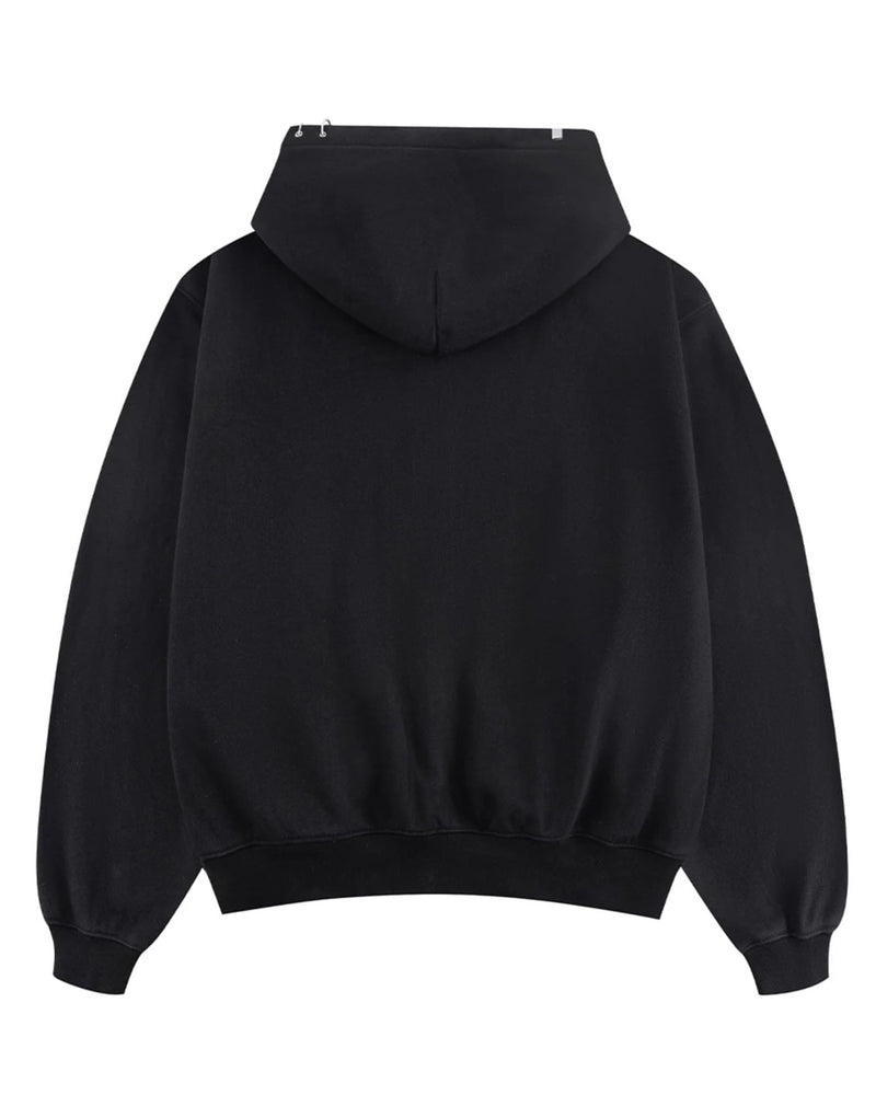 【SUPPLIER】Fire Skeleton Rhinestone Zip Hoodie / 【サプライヤー】ファイヤースケルトンラインストーンジップアップパーカー