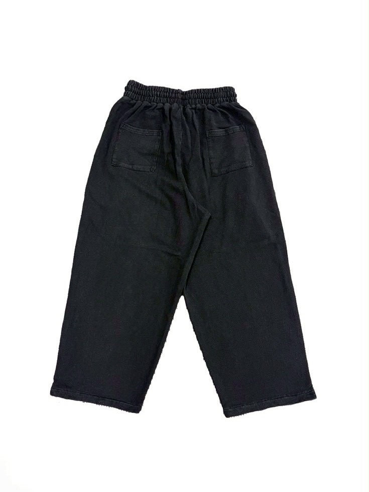 【DIG YOUR OWN GRAVE】DOUBLE FADE PANTS /【ディグユアオウングレイブ】レイヤードフェードハーフスウェットパンツ