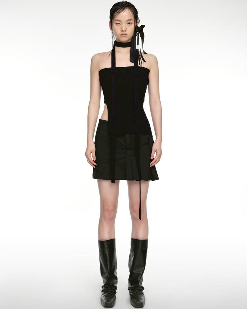 【NACHE】STRAP KNIT TANK TOP