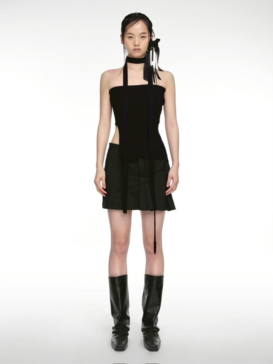 【NACHE】STRAP KNIT TANK TOP