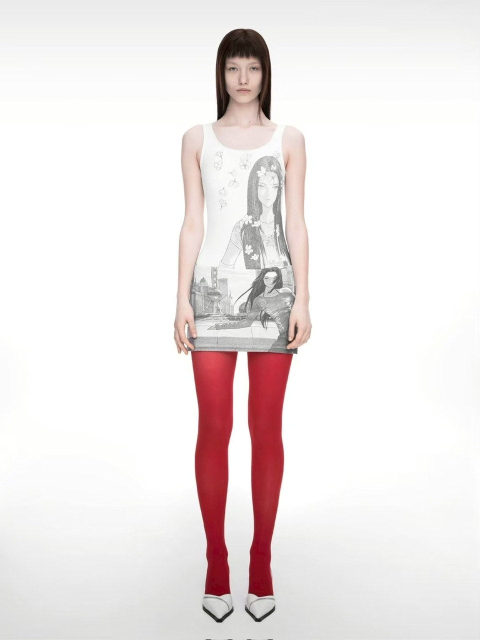 【NACHE】DRAWING SKIRT PANTS