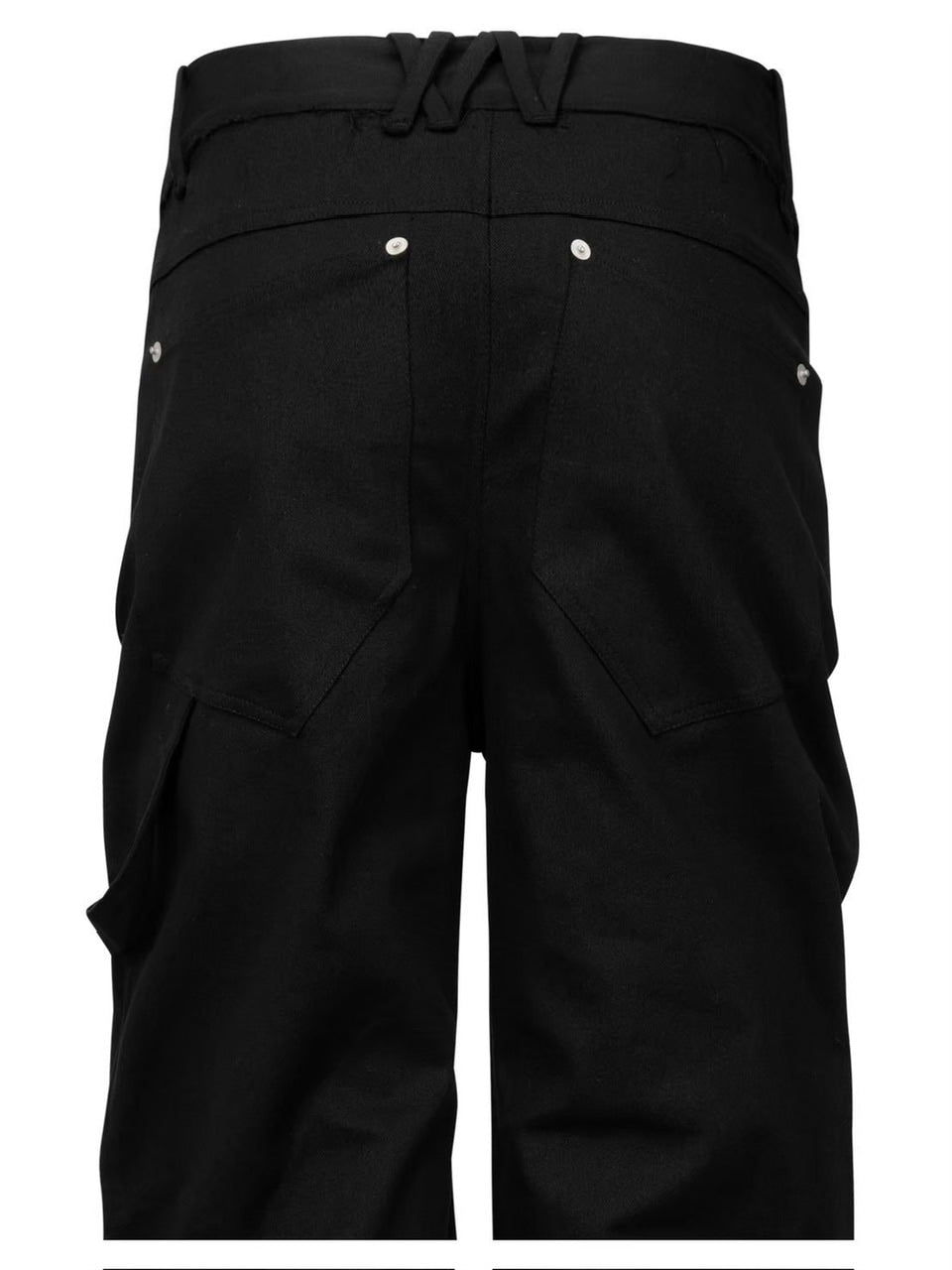 【NACHE】RAWCUT CURVED PANTS (UNISEX)