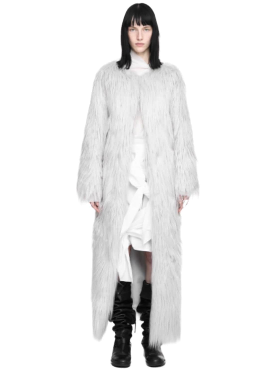 【NACHE】MAXI FAUX FUR COAT