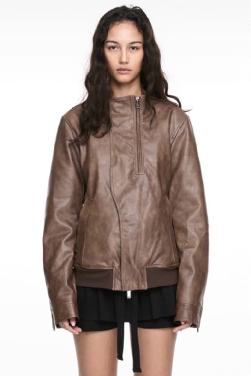 【NACHE】RIDER LEATHER SHEARLING JACKET (UNISEX)