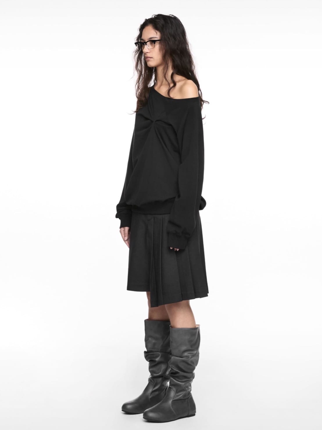 【NACHE】PINCHED LONG SLEEVE