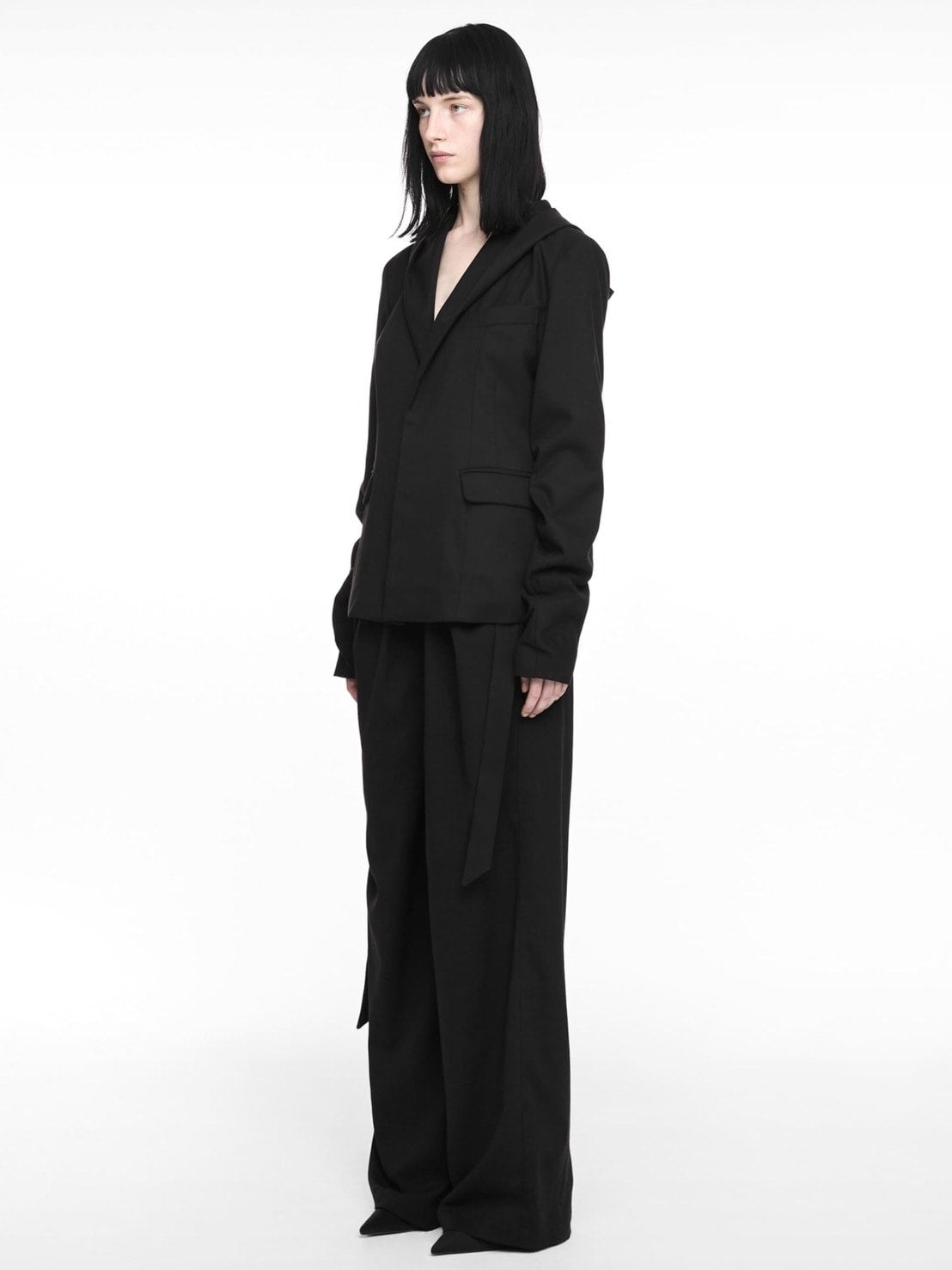 【NACHE】DRAPING WIDE PANTS