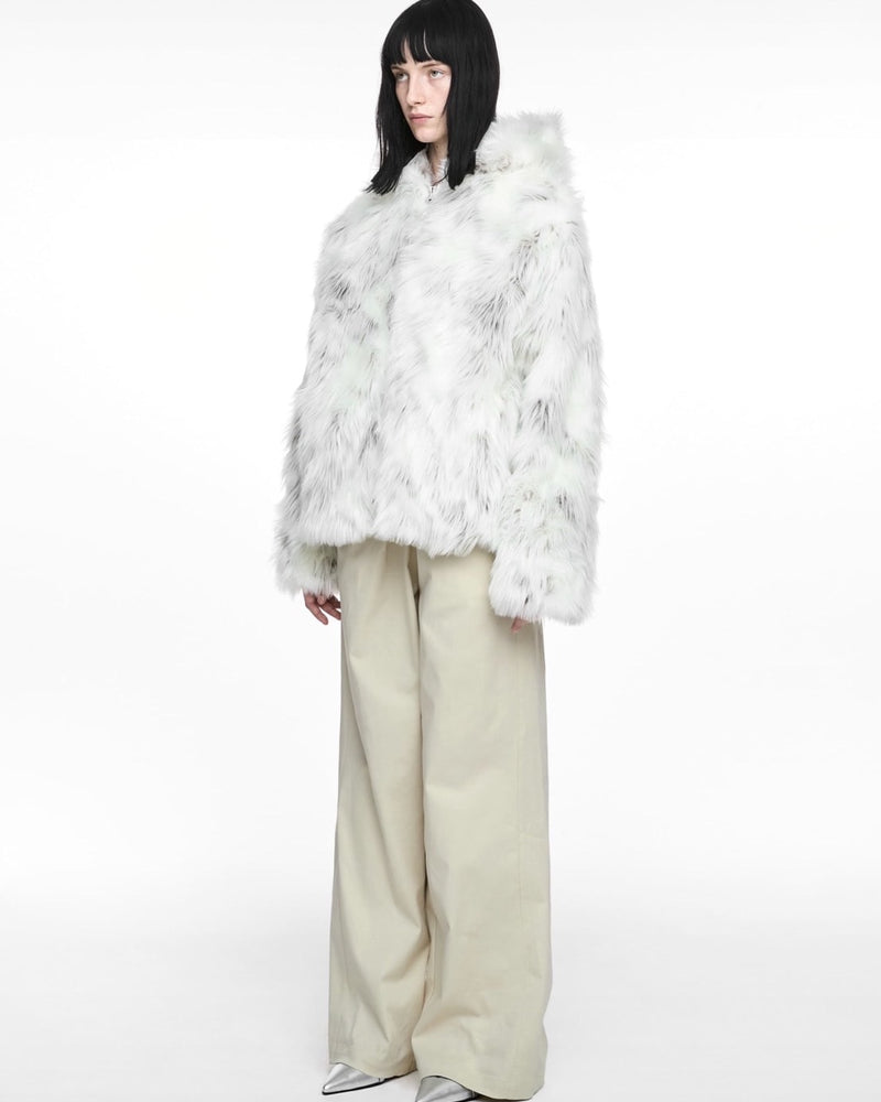 【NACHE】FOLDED WIDE PANTS (UNISEX)