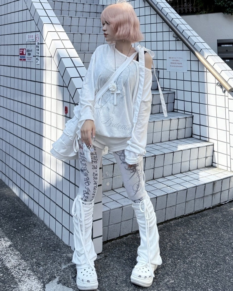 受注制【nmtc +】vintage cross long sleeve / 【エヌエムティーシープラス】ビンテージクロスデザイン長袖Tシャツ