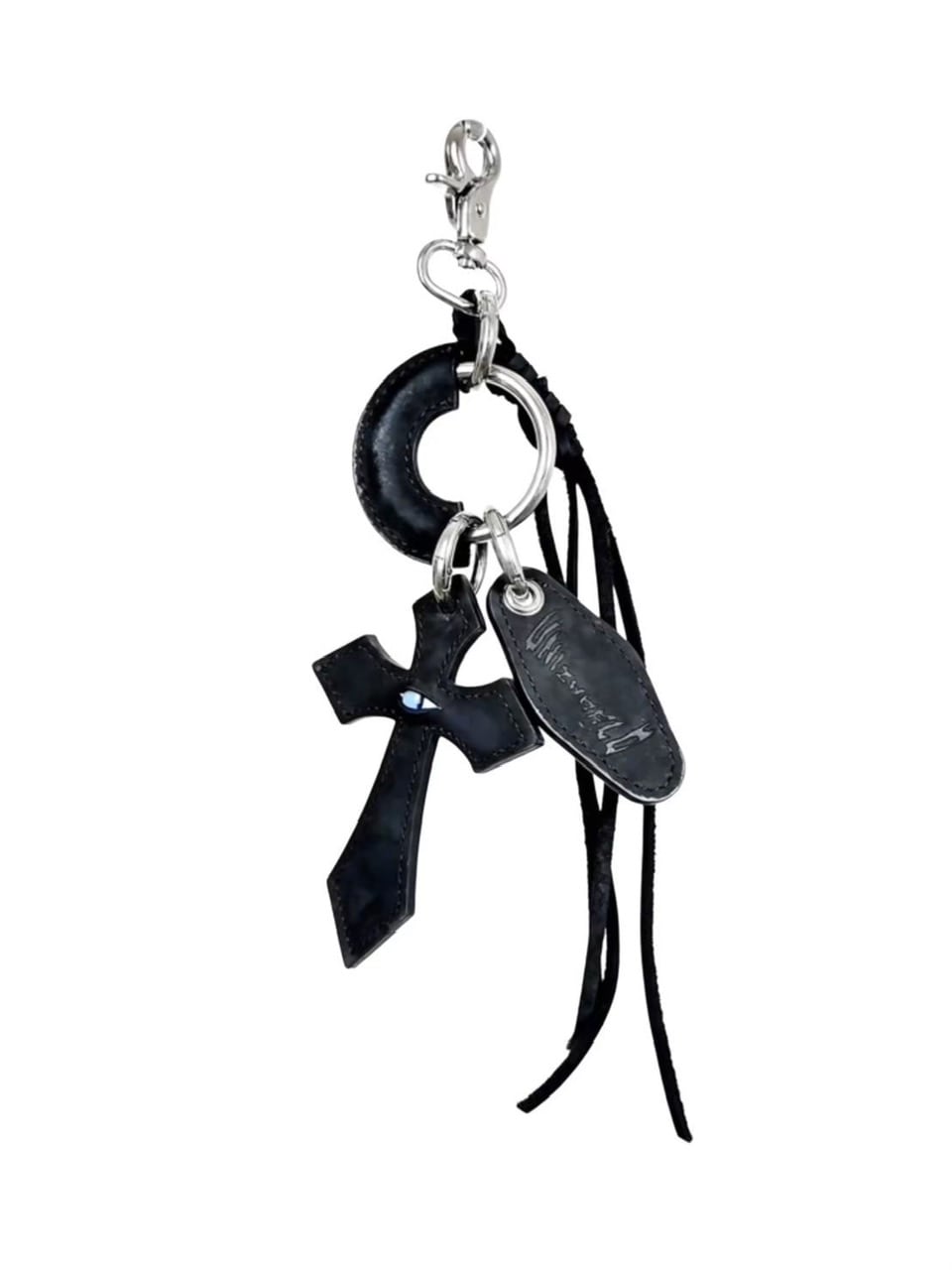 【UNIZ】Cross Eye Key Chain / 【ユニズ】クロスアイズフリンジキーチェーン
