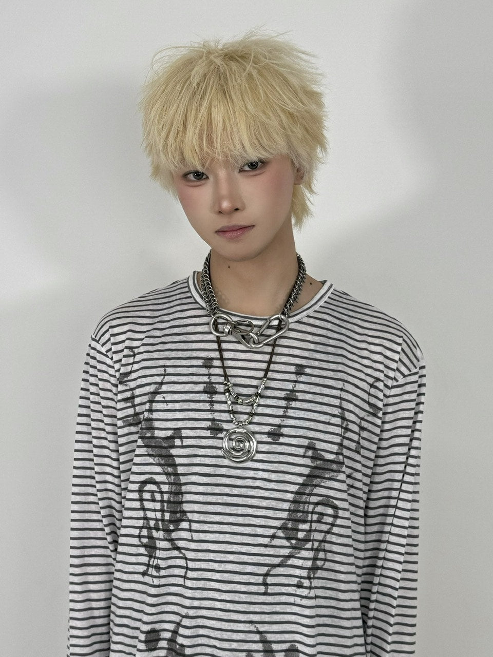 国際配送【Nerd out XU】uzumaki necklace / 【ナードアウトエックスユー】ウズマキネックレス