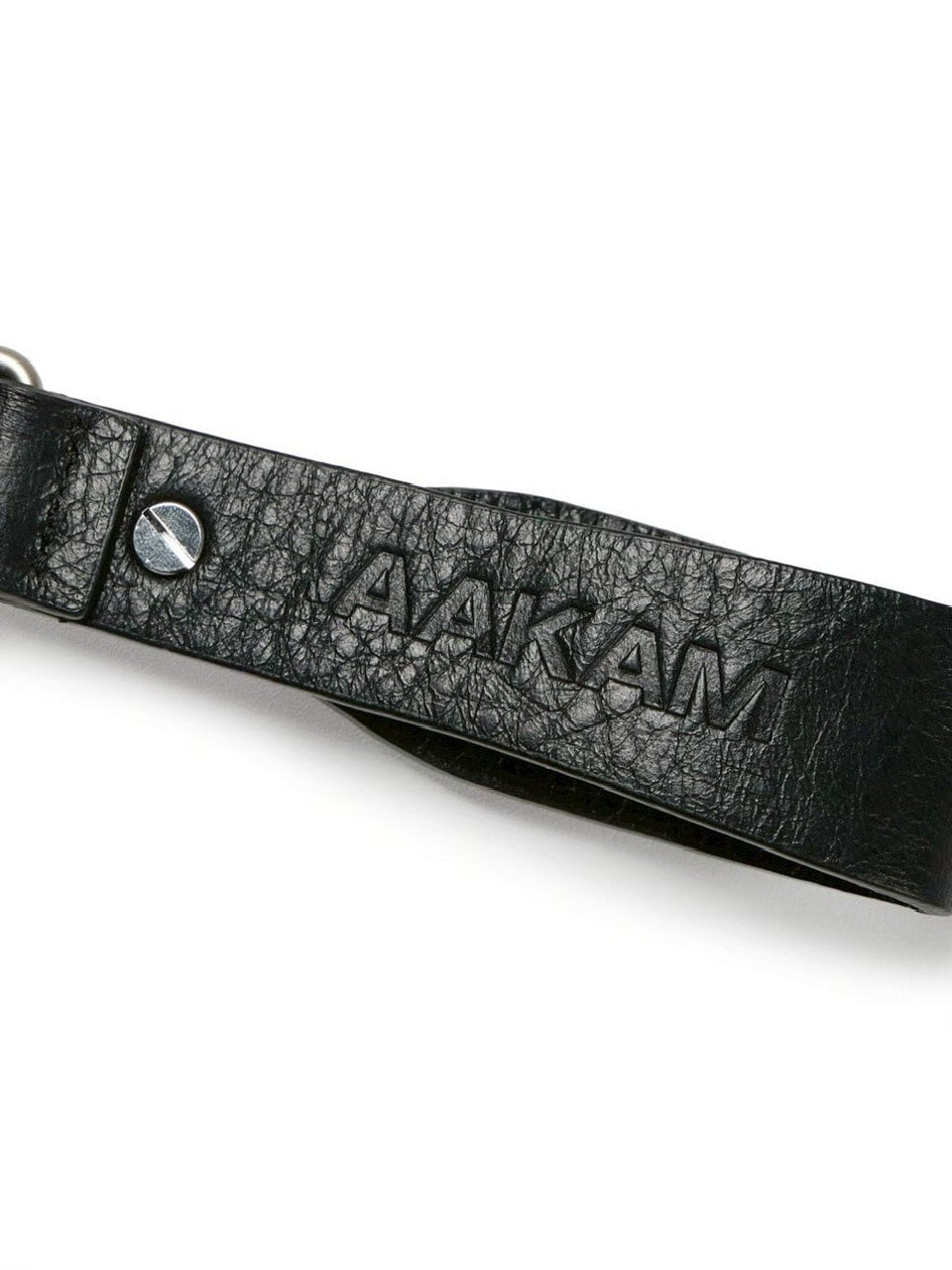 【AAKAM】Antique Circle Studded Leather Keyring