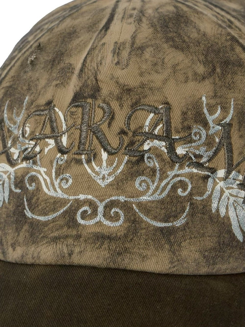 【AAKAM】VTG Washed Damage Ball Cap