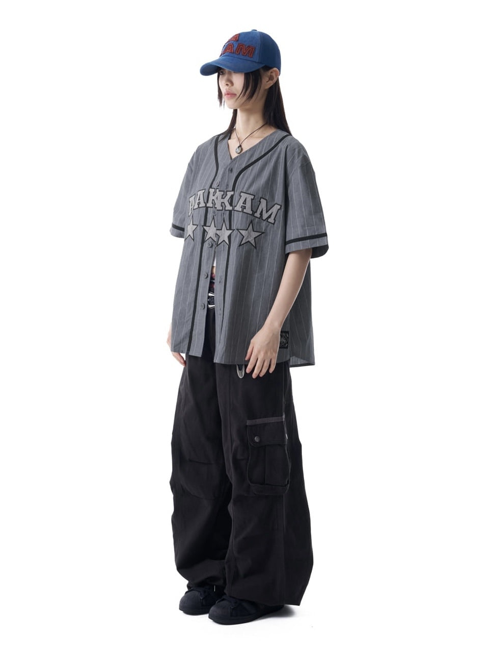 【AAKAM】Cotton Baseball Jersey