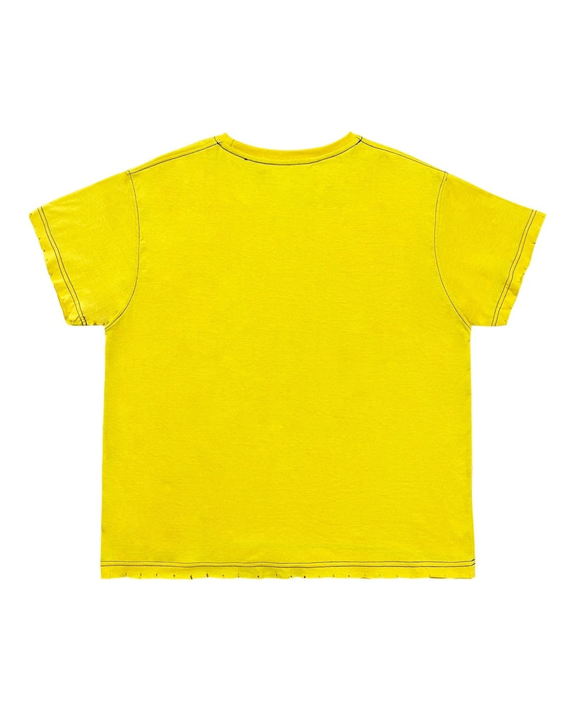【haveyoudiedbefore?】Yellow Skull T-shirts / 【ハブユーダイドビフォー】スカルグラフィック半袖Tシャツ