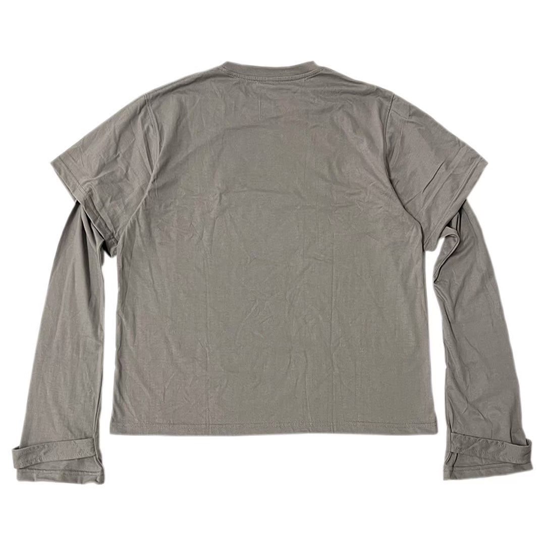 【haveyoudiedbefore?】Tombstone DL-Long Sleeve T-shirts / 【ハブユーダイドビフォー】スカルグラフィックレイヤード長袖Tシャツ