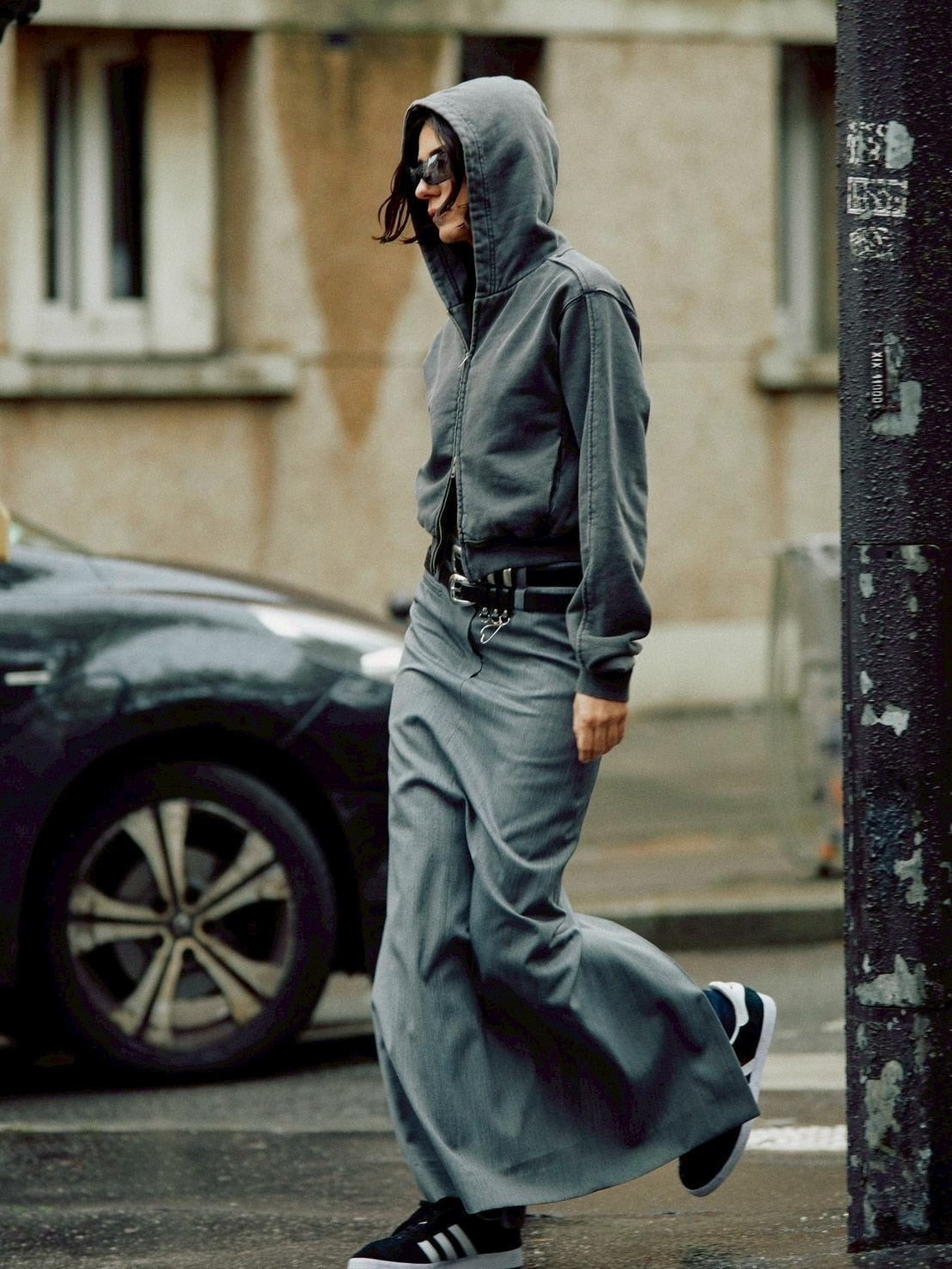 【LCDC】SNOW WASHED ZIP-FRONT HOODIE / 【エルシーディーシー・ティーエム】スノーウォッシュジップフロントパーカー