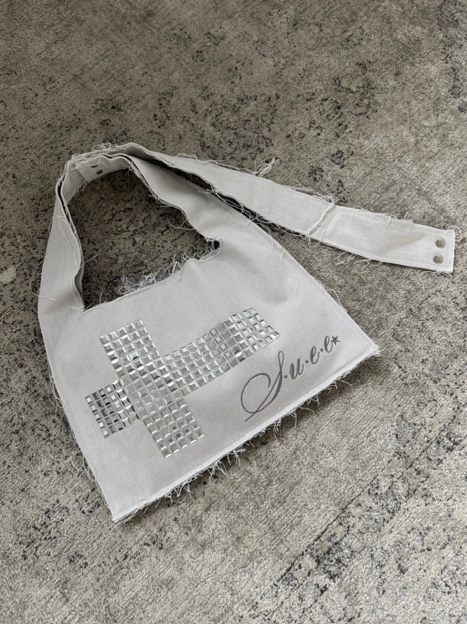 【SETUP‐EXE】TWO-WAY RAW CROSSBAG / 【セットアップエグゼ】ツーウェイロークロスバッグ