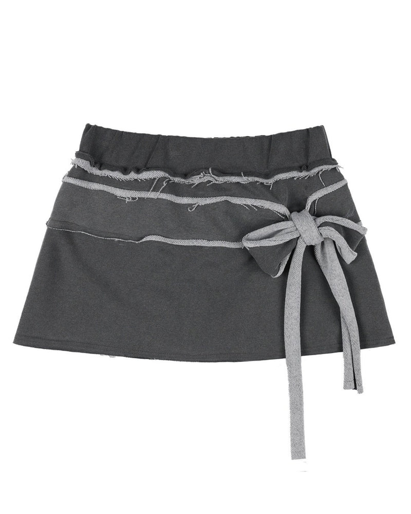 【FANCY CLUB】DYE-WASH TIE SKIRT / 【ファンシークラブ】ダイウォッシュタイスカート