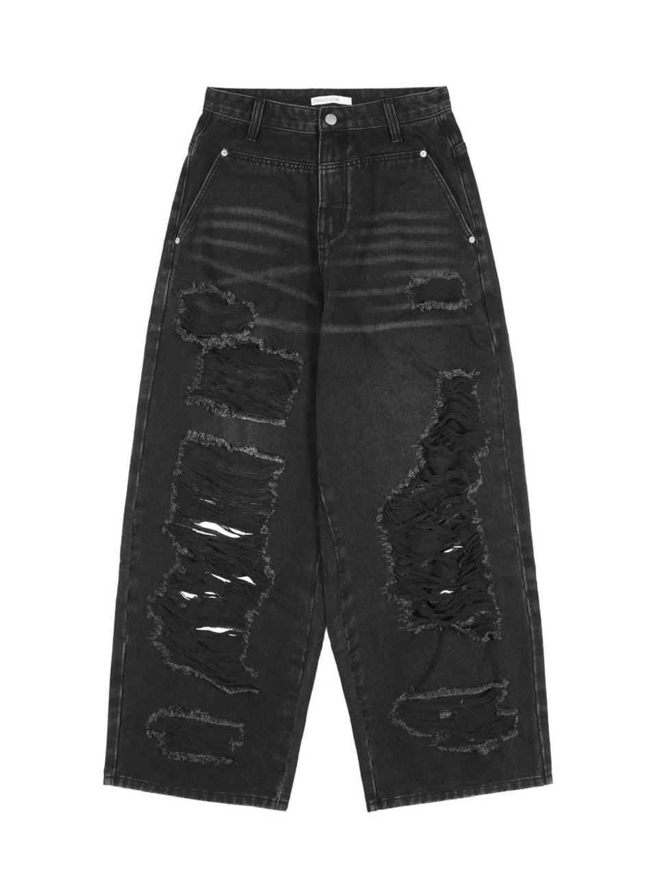 【FANCY CLUB】WASHED DAMAGE DENIM PANTS / 【ファンシークラブ】ウォッシュダメージデニムパンツ